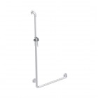 Koło Lehnen Funktion poręcz prysznicowa jednoramienna lewa 60x110 cm gładka L1023522