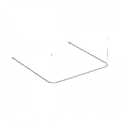 Koło Lehnen Concept Pro wieszak zasłony prysznicowej 3-stronny 120 cm L63202000