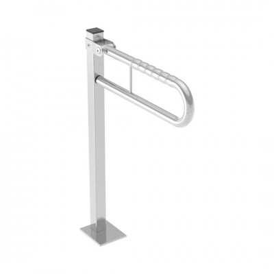 Koło Lehnen Funktion poręcz WC stojąca łukowa uchylna 60 cm falista wypolerowana L1061402