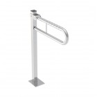 Koło Lehnen Funktion poręcz WC stojąca łukowa uchylna 60 cm falista wypolerowana L1061402