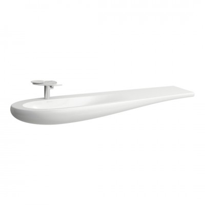 Laufen Ilbagnoalessi umywalka ścienna 160x50 cm biała z powłoką LCC H8149714001041