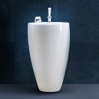 Laufen Ilbagnoalessi umywalka wolnostojąca 53 cm biała z powłoką LCC H8119724001041