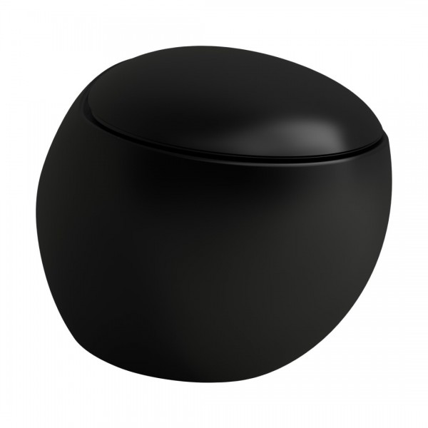 Laufen Ilbagnoalessi miska WC wisząca Rimless czarny mat H8209717160001