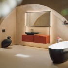 Laufen Ilbagnoalessi miska WC wisząca Rimless czarny mat H8209717160001