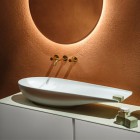 Laufen Ilbagnoalessi szafka podumywalkowa 160 cm z blatem biały mat H4313300972601