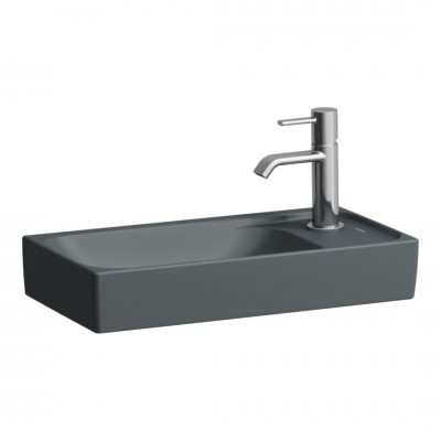 Laufen Meda umywalka ścienna 46x23,5 cm prawa grafit mat H8151137581141