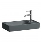 Laufen Meda umywalka ścienna 46x23,5 cm prawa grafit mat H8151137581141