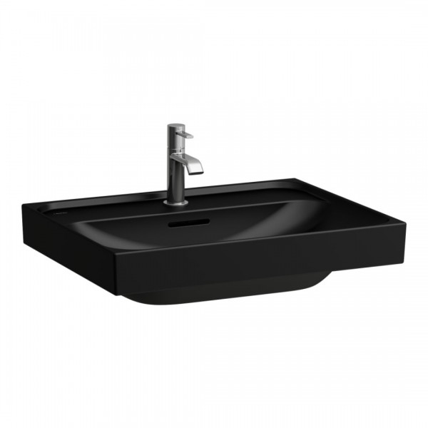 Laufen Meda umywalka ścienna 60x46 cm czarny mat H8101137161041