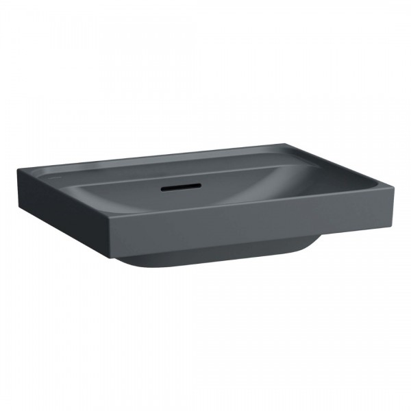 Laufen Meda umywalka ścienna 60x46 cm grafit mat H8101137581091