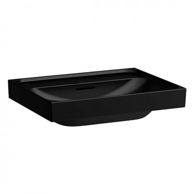 Laufen Meda umywalka ścienna 60x46 cm czarny mat H8101137161091
