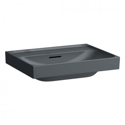 Laufen Meda umywalka ścienna 60x46 cm szlifowany spód grafit mat H8161137581091