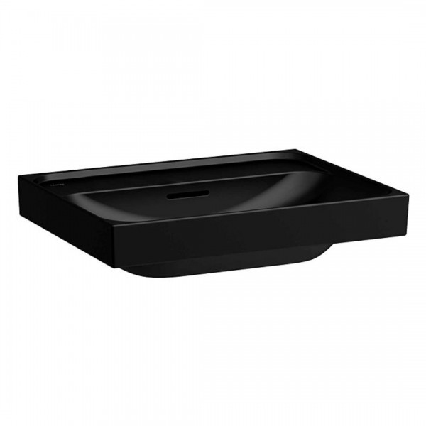 Laufen Meda umywalka ścienna 60x46 cm szlifowany spód czarny mat H8161137161091