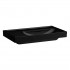 Laufen Meda umywalka ścienna 80x46 cm prawa czarny mat H8171157161091