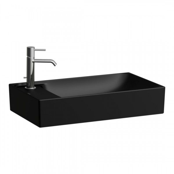 Laufen Meda umywalka nablatowa 60x35 cm lewa czarny mat H8121137161051