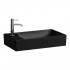Laufen Meda umywalka nablatowa 60x35 cm lewa czarny mat H8121137161051
