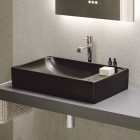 Laufen Meda umywalka nablatowa 60x35 cm czarny mat H8121137161091