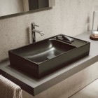 Laufen Meda umywalka nablatowa 60x35 cm czarny mat H8121137161091