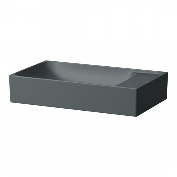 Laufen Meda umywalka nablatowa 60x35 cm grafit mat H8121137581121