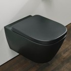 Laufen Meda miska WC wisząca Silent Flush grafit mat H8201107580001