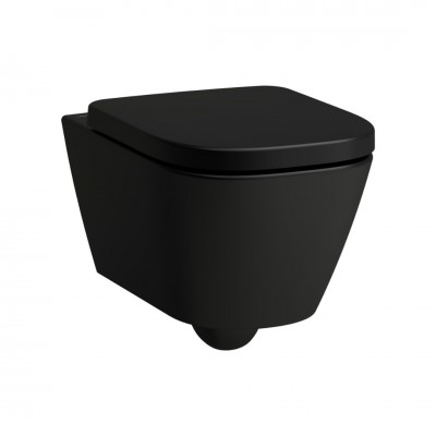 Laufen Meda miska WC wisząca Silent Flush czarny mat H8201107160001