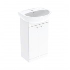 Koło Solo zestaw umywalka 50 cm + szafka podumywalkowa biały połysk 79002000