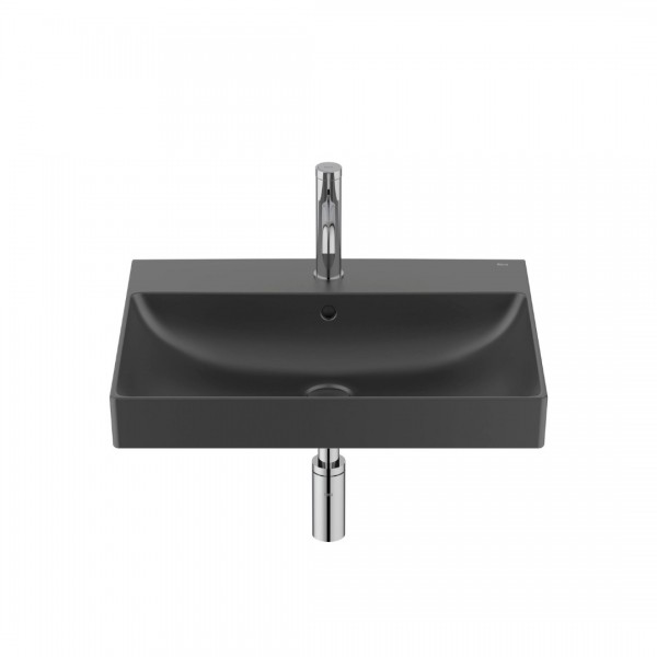 Roca Ona umywalka 60x46 cm ścienna prostokątna czarny mat A327686080