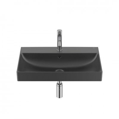 Roca Ona umywalka 65x46 cm ścienna prostokątna czarny mat A327687080