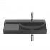 Roca Ona umywalka 80x46 cm ścienna prostokątna prawa czarny mat A327688080