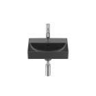 Roca Ona Compacto umywalka 40x32 cm ścienna prostokątna czarny mat A32768D080