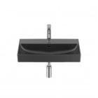 Roca Ona Compacto umywalka 60x36 cm ścienna prostokątna czarny mat A327684080