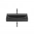 Roca Ona Compacto umywalka 60x36 cm ścienna prostokątna czarny mat A327684080
