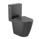 Roca Ona miska WC Rimless do kompaktu czarny mat A342687080