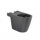 Roca Ona miska WC Rimless do kompaktu czarny mat A342687080