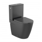 Roca Ona miska WC Rimless do kompaktu przyścienna czarny mat A342688080
