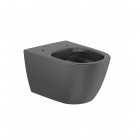 Roca Ona miska WC wisząca Rimless czarny mat A346687080