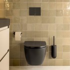 Roca Ona miska WC wisząca Rimless czarny mat A346687080