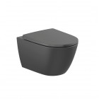 Roca Ona miska WC wisząca Rimless czarny mat A346687080