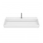 Roca Tura umywalka 100x43 cm ścienna prostokątna biała A327698000