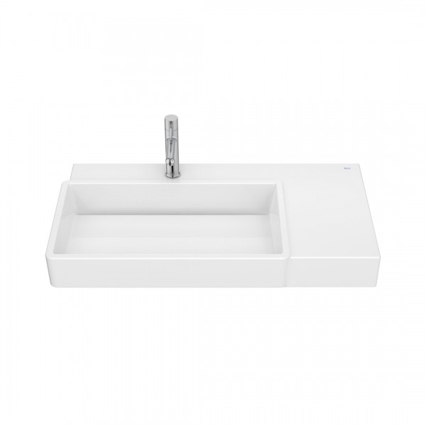 Roca Tura umywalka 80x43 cm ścienna prostokątna lewa biała A327697000