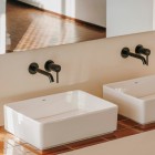 Roca Tura umywalka 45x35 cm nablatowa prostokątna biała A327691000