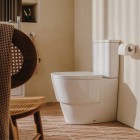 Roca Tura miska WC Rimless do kompaktu przyścienna biała A342697000