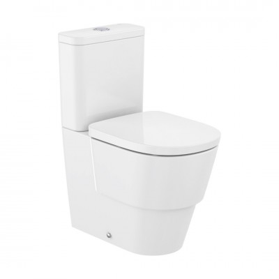 Roca Tura miska WC Rimless do kompaktu przyścienna biała A342697000