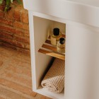 Roca Tura Unik zestaw łazienkowy 55 cm umywalka z szafką biały mat A852022558