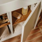 Roca Tura Unik zestaw łazienkowy 55 cm umywalka z szafką biały mat A852022558