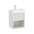 Roca Tura Unik zestaw łazienkowy 55 cm umywalka z szafką biały mat A852024558