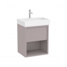 Roca Tura Unik zestaw łazienkowy 55 cm umywalka z szafką szlachetny szary A852024559