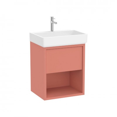 Roca Tura Unik zestaw łazienkowy 55 cm umywalka z szafką terakota A852024560