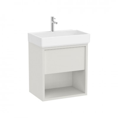 Roca Tura Unik zestaw łazienkowy 60 cm umywalka z szafką biały mat A852025558