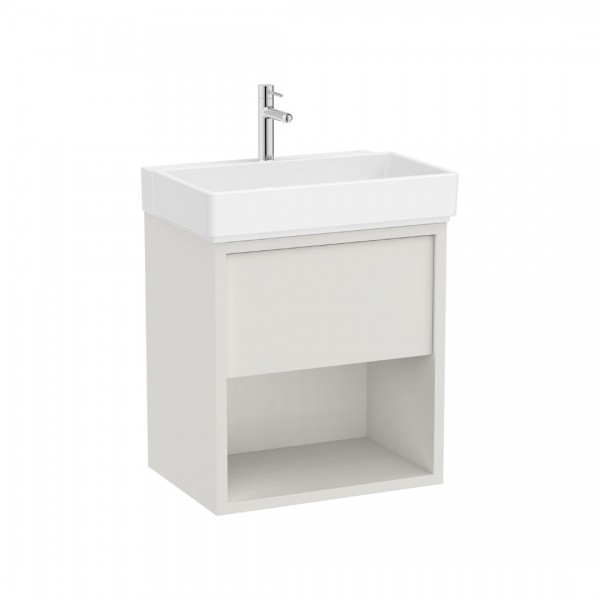 Roca Tura Unik zestaw łazienkowy 60 cm umywalka z szafką biały mat A852025558