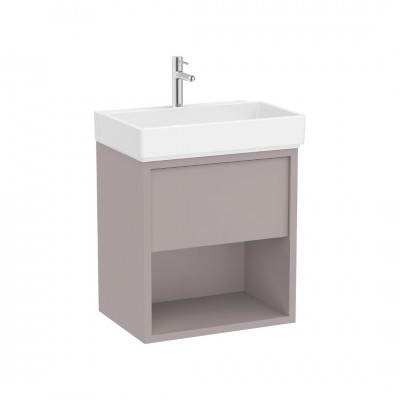 Roca Tura Unik zestaw łazienkowy 60 cm umywalka z szafką szlachetny szary A852025559